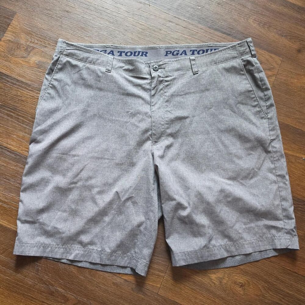 Pga-tour Men's 40 Grey Shorts